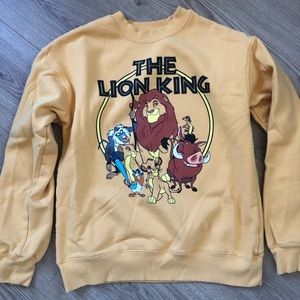 Yellow Disney lion king sweater (s)